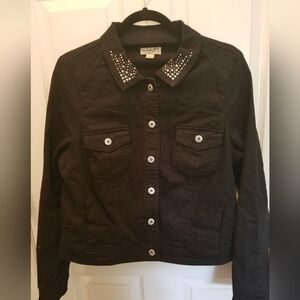 Black Studded Women's Jacket